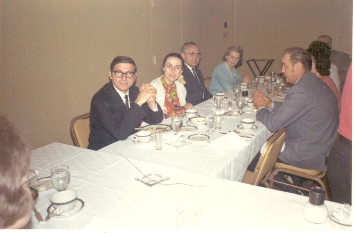 The Likoudis at a CUF dinner in the late 70